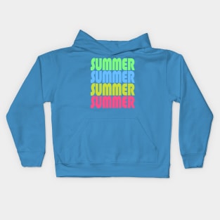 The Colors Of Summer Kids Hoodie